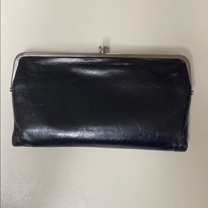 Black Lauren Clutch Hobo Wallet